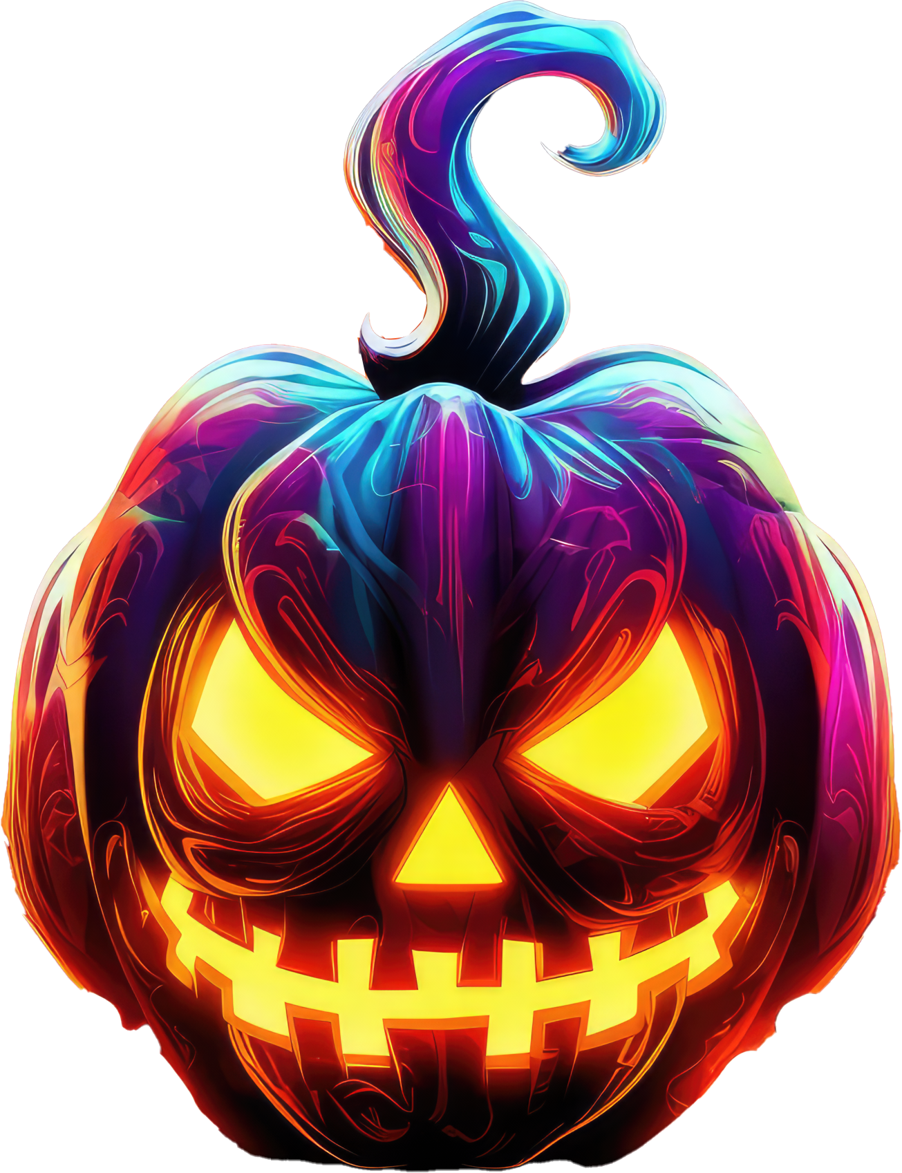 Preview for Halloween-jack-o-lantern-design-pumpkins-sticker-30319