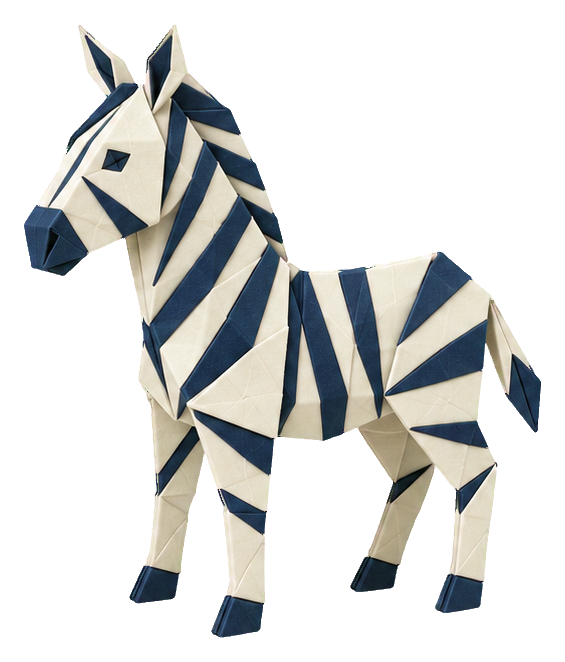 Preview for Origami Safari Animals Zebra