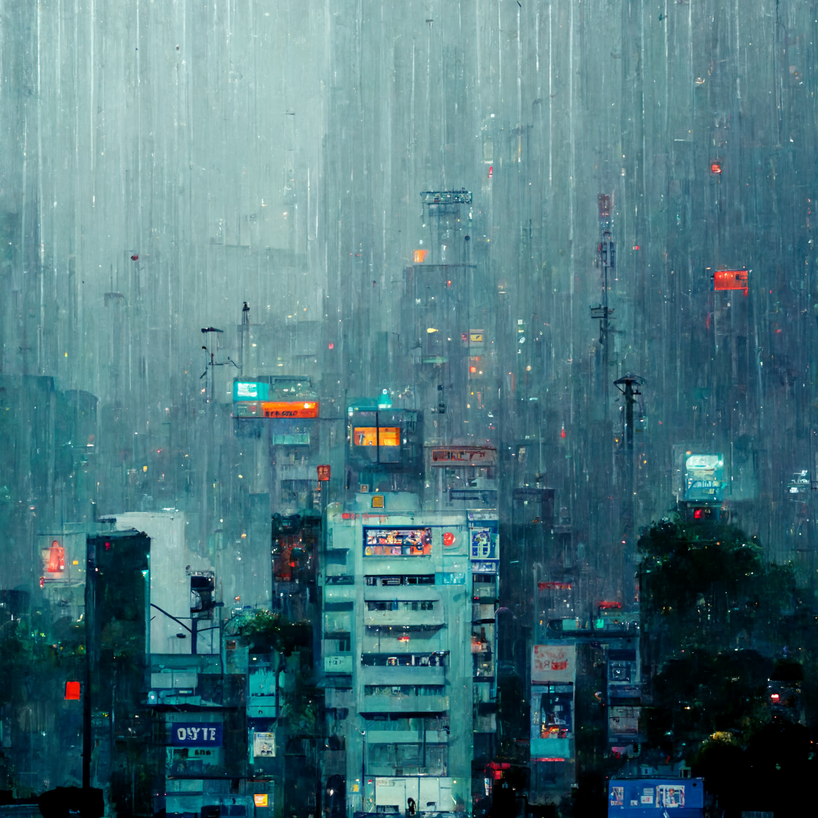 Preview for Rainy-city-street-ai-images-background-89aa6