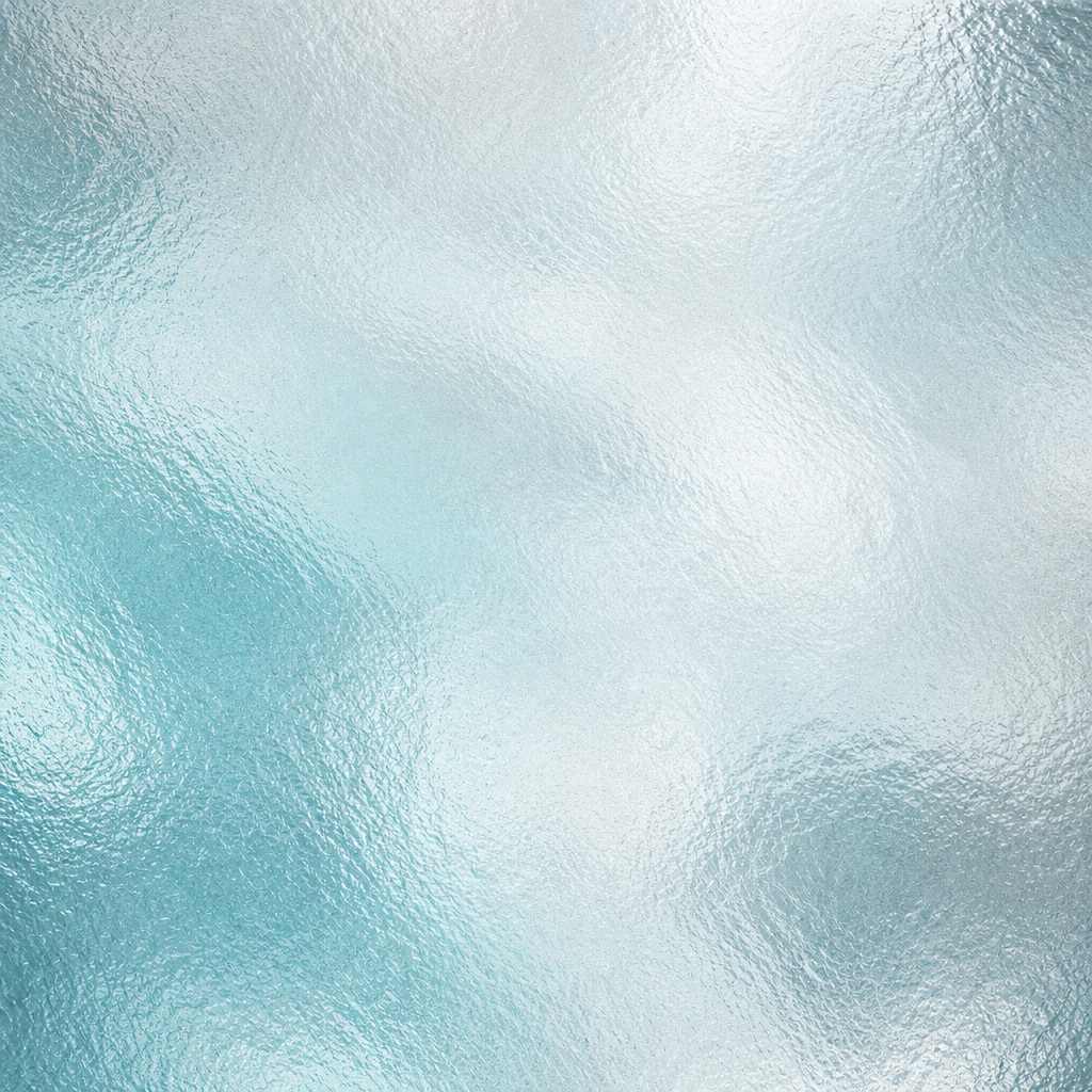 Soft blue frosted glass texture with rippled translucent surface