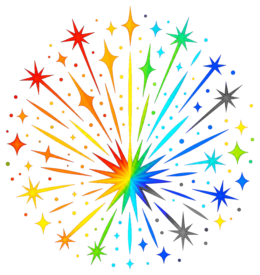 Preview for Rainbow Sparkle Sticker Graphic