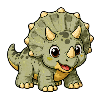 Preview for Baby Triceratops Sticker