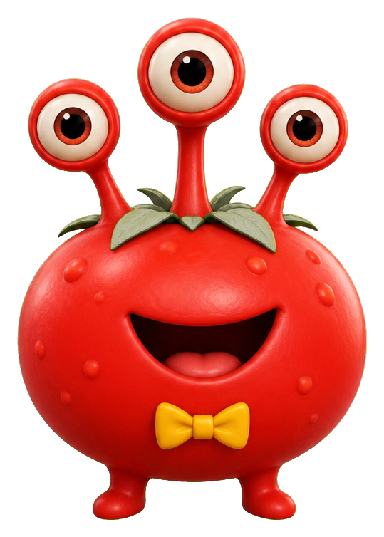 Preview for Tomato Eye Stalk Alien Sticker