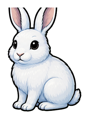 Preview for Snow Hare Sticker