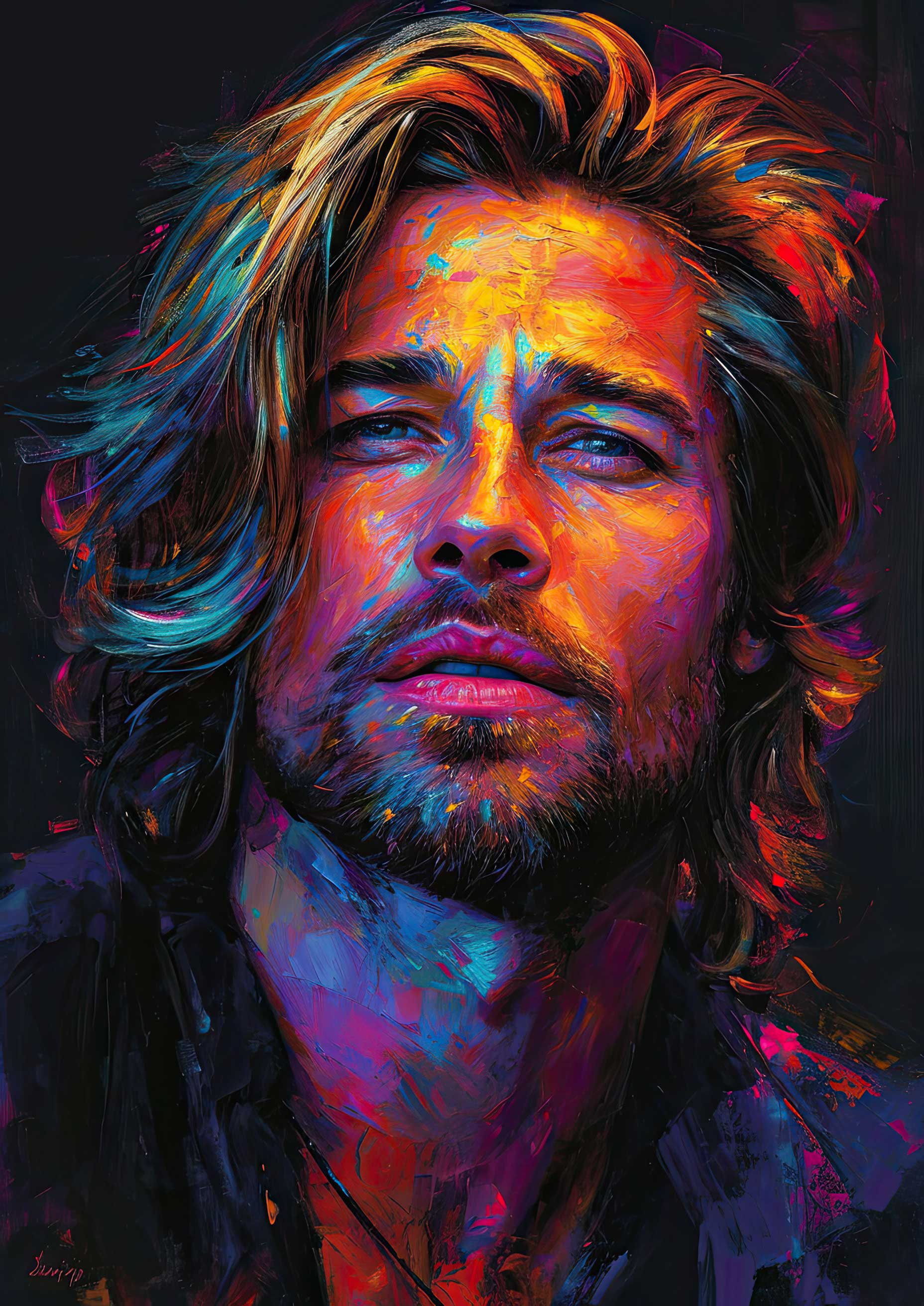 Preview for Vibrant-portrait-of-man-celebrities-background-d8168