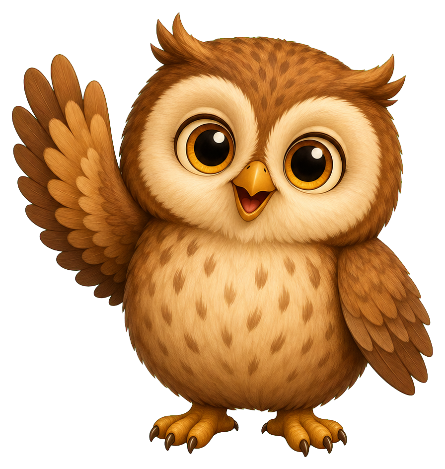 Preview for Waving Owlet Sticker