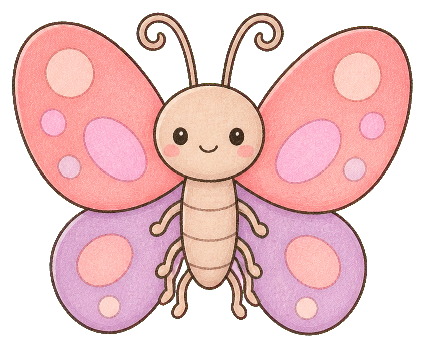 Preview for Cute Butterfly Sticker For Designs