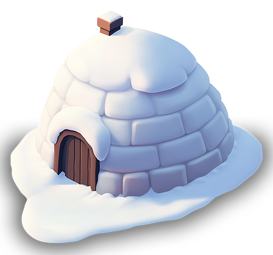 Preview for Snowy-igloo-illustration-building-sticker-c5272