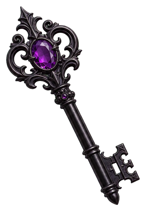 Preview for Ornate Skeleton Key Sticker