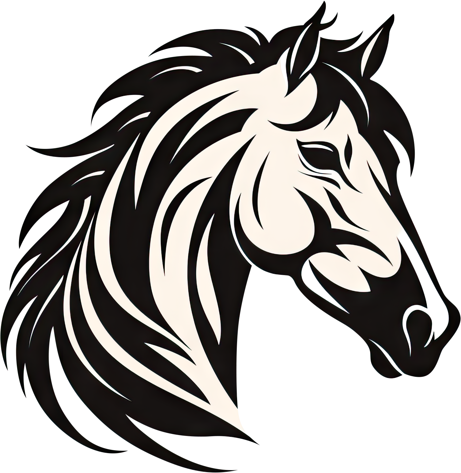 Preview for Horse-head-vector-logo-logo-animal-sticker-fd655