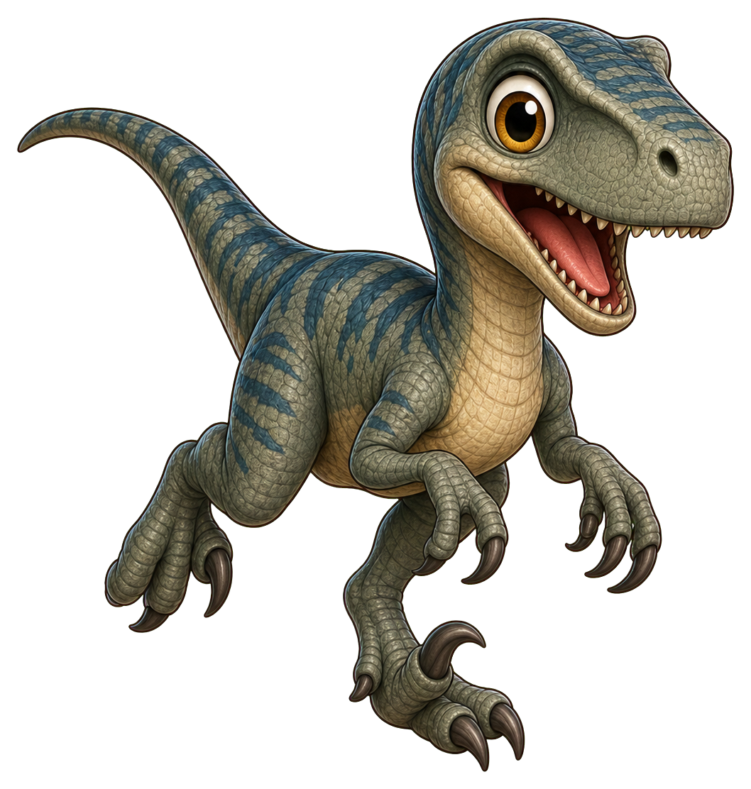Preview for Raptor Dinosaur Sticker