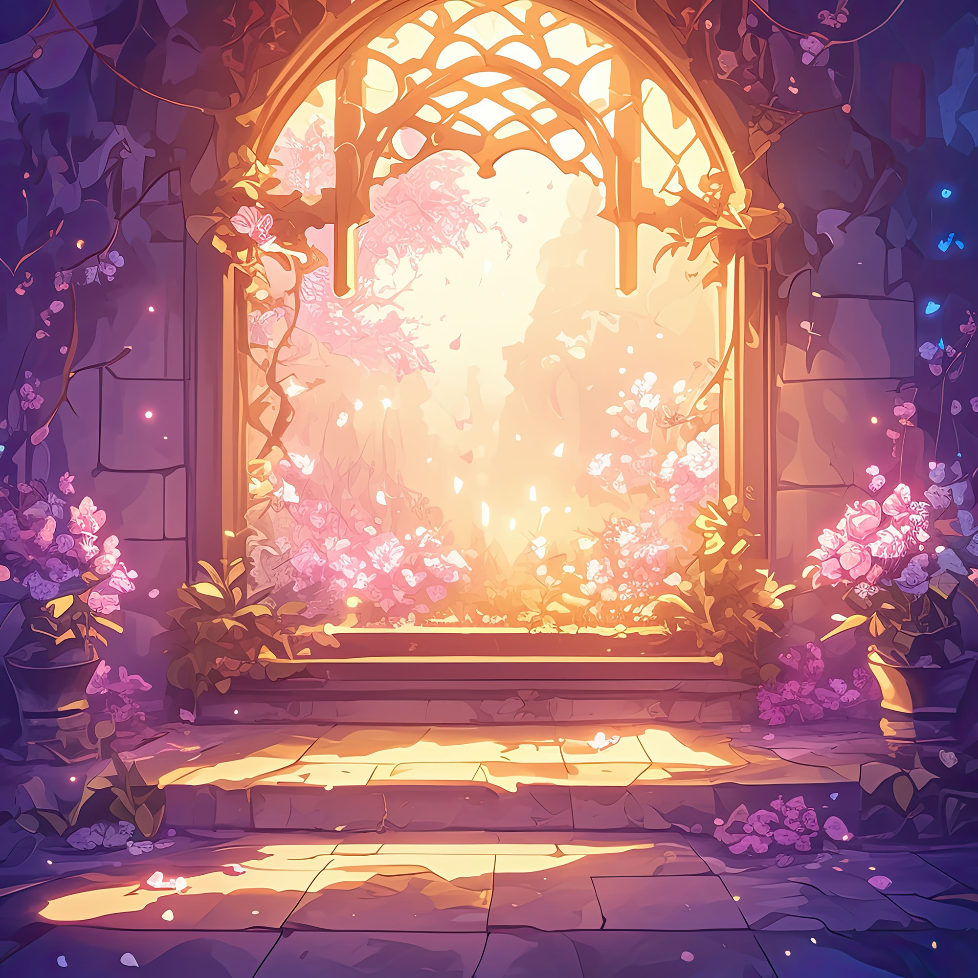 Preview for Mystical-gateway-fantasy-interior-backdrop-background-69482