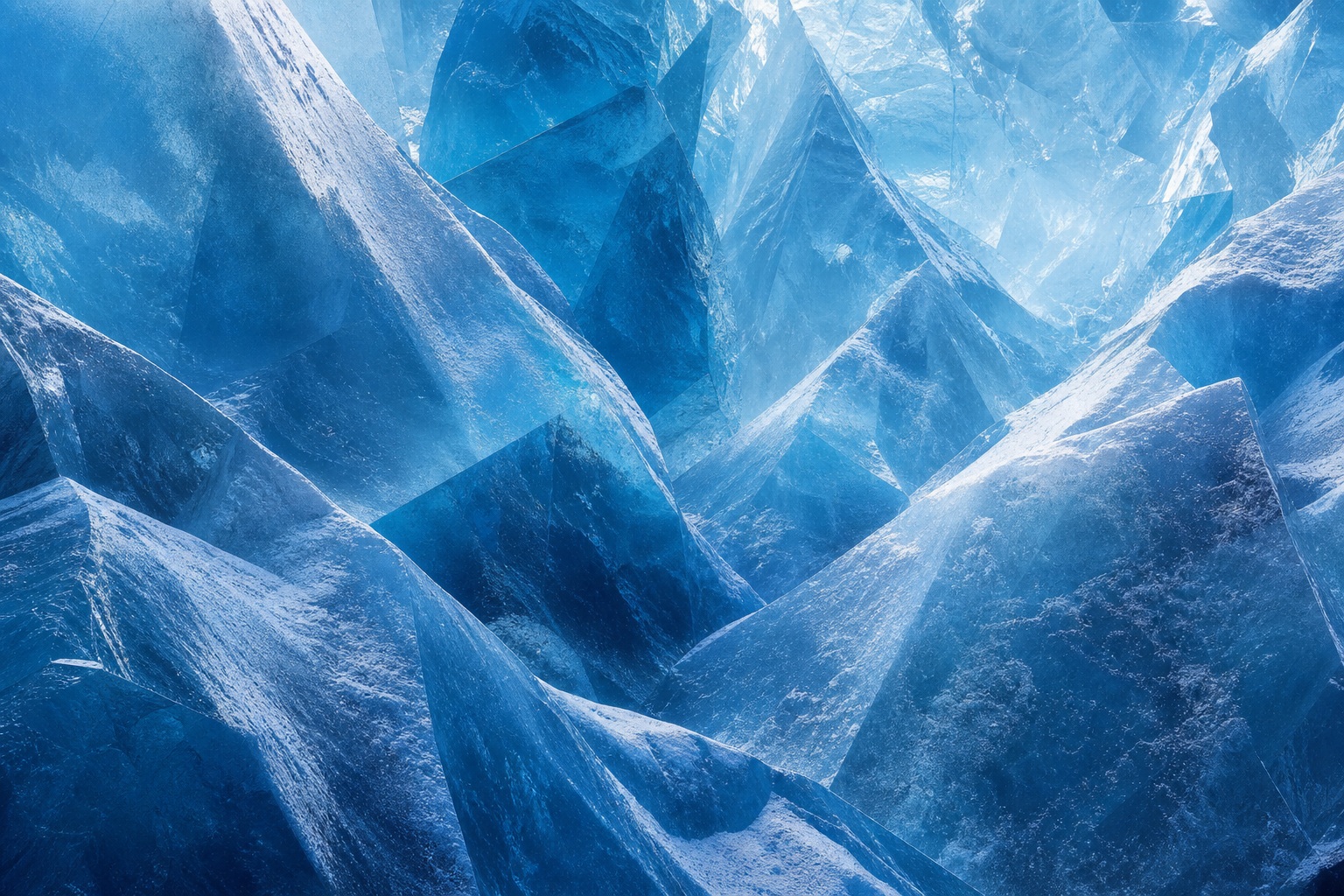 Preview for Blue Glacier Crevasse Texture Background