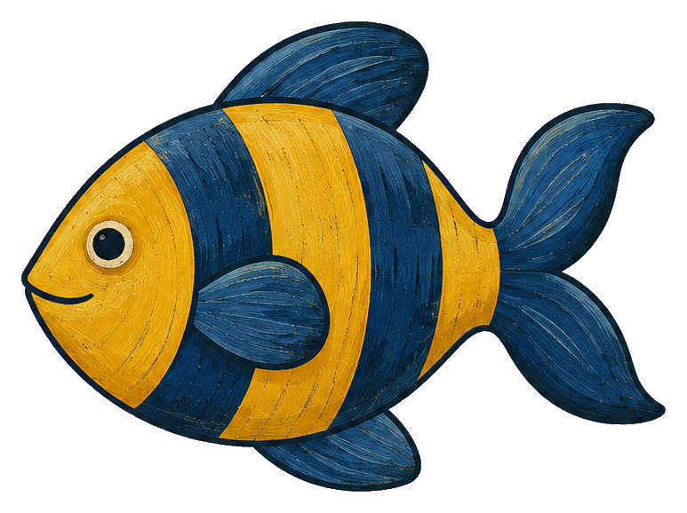 Preview for Coastal Lighthouse Folk Art Fish
