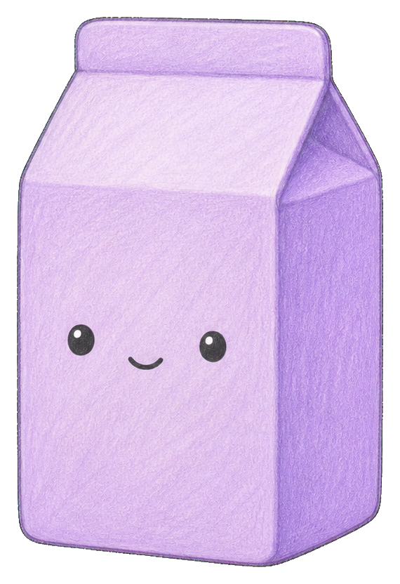 Preview for Blueberry Milk Carton Sticker