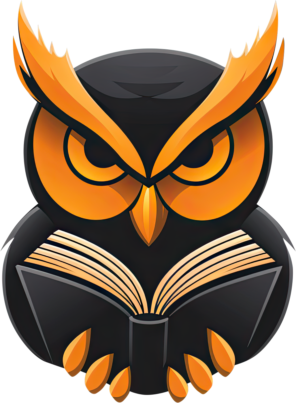 Preview for Wise-owl-reading-illustration-logo-animal-sticker-456c5