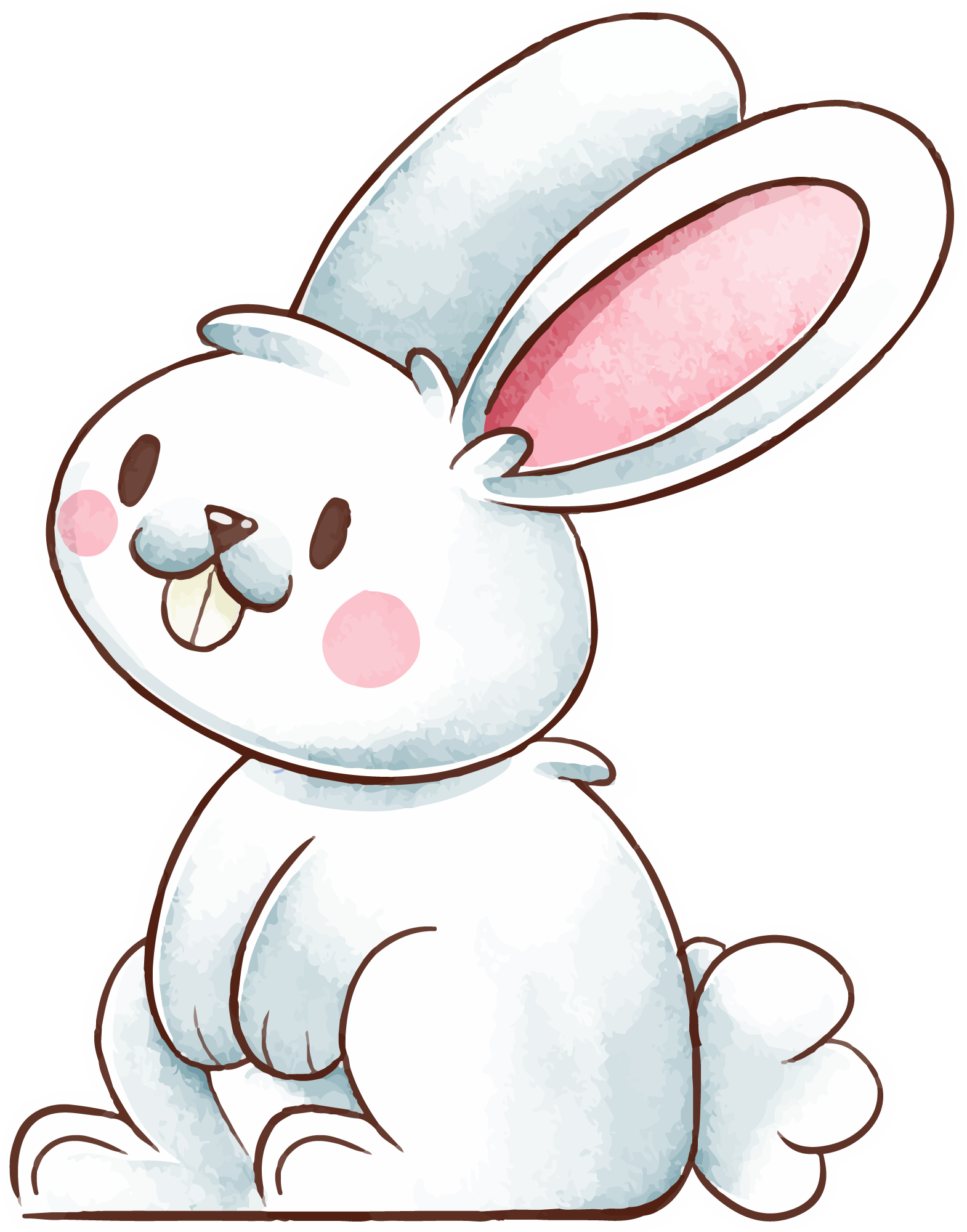Preview for Cartoon-bunny-illustration-easter-sticker-66676