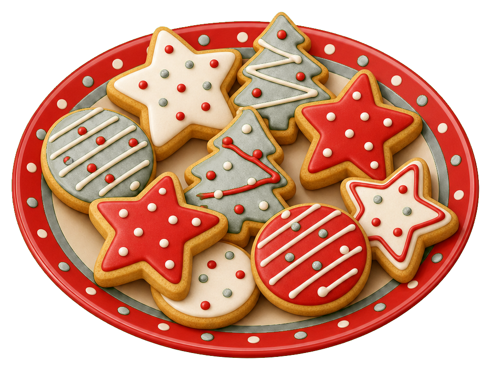 Preview for Christmas Cookie Plate Sticker
