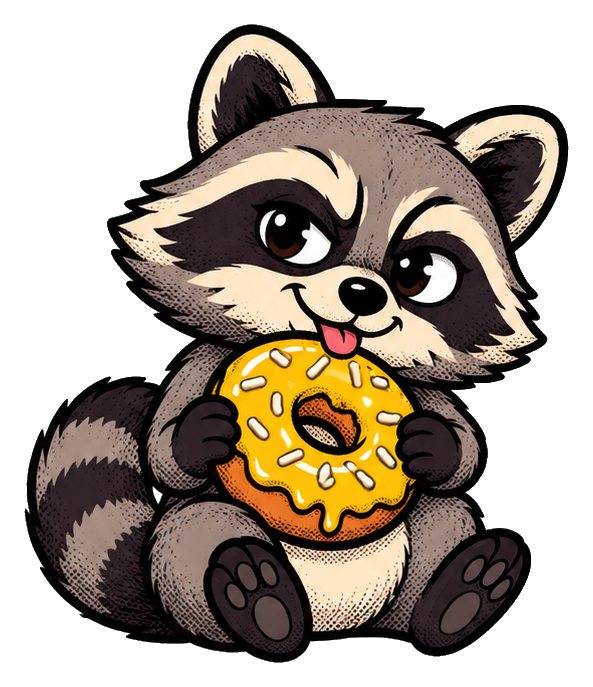 Preview for Raccoon Donut Bandit