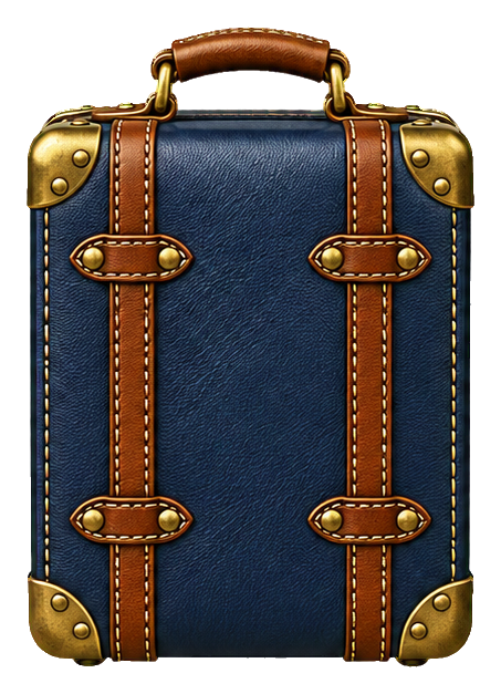 Preview for Stitched Leather Bags Suitcase