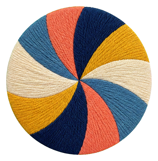 Preview for Embroidered Circle Patch Sticker