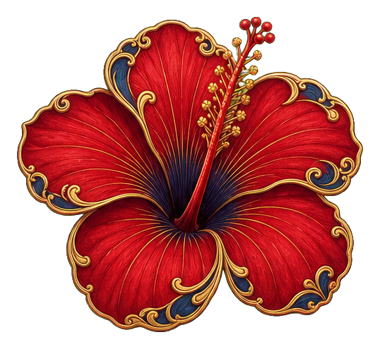Preview for Crimson Hibiscus Sticker