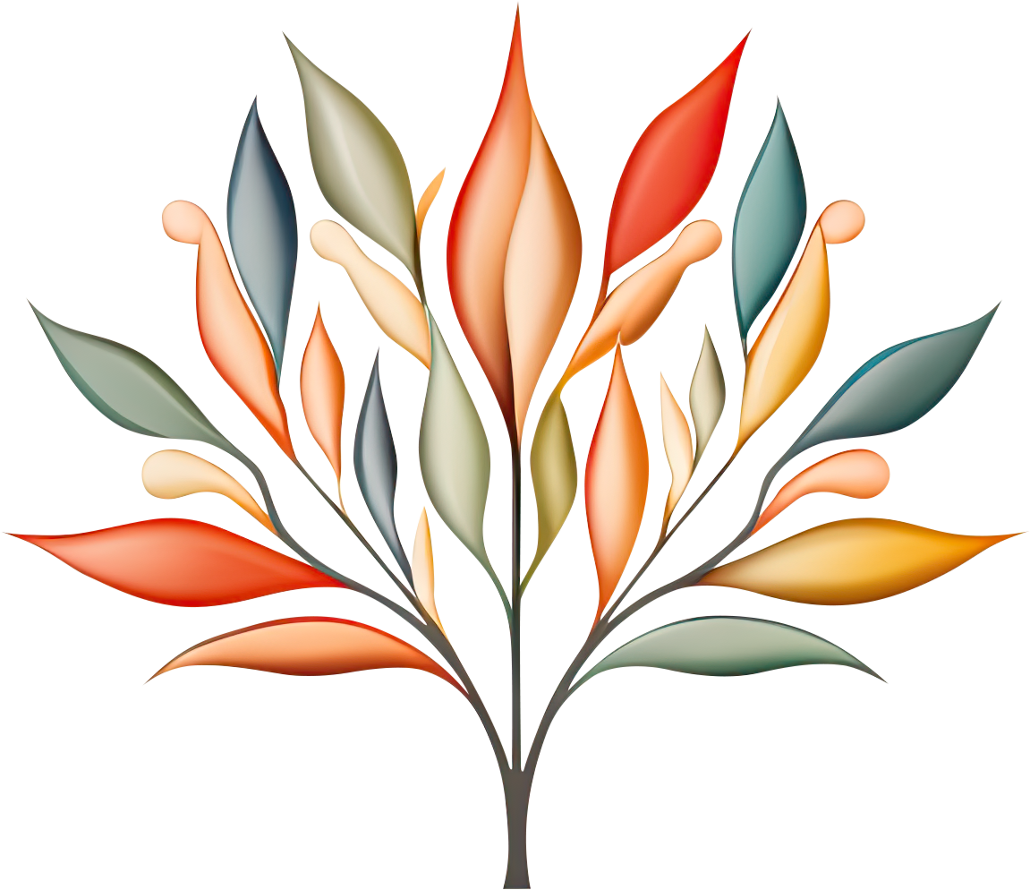 Preview for Stylized-floral-design-element-logo-flower-sticker-1b541