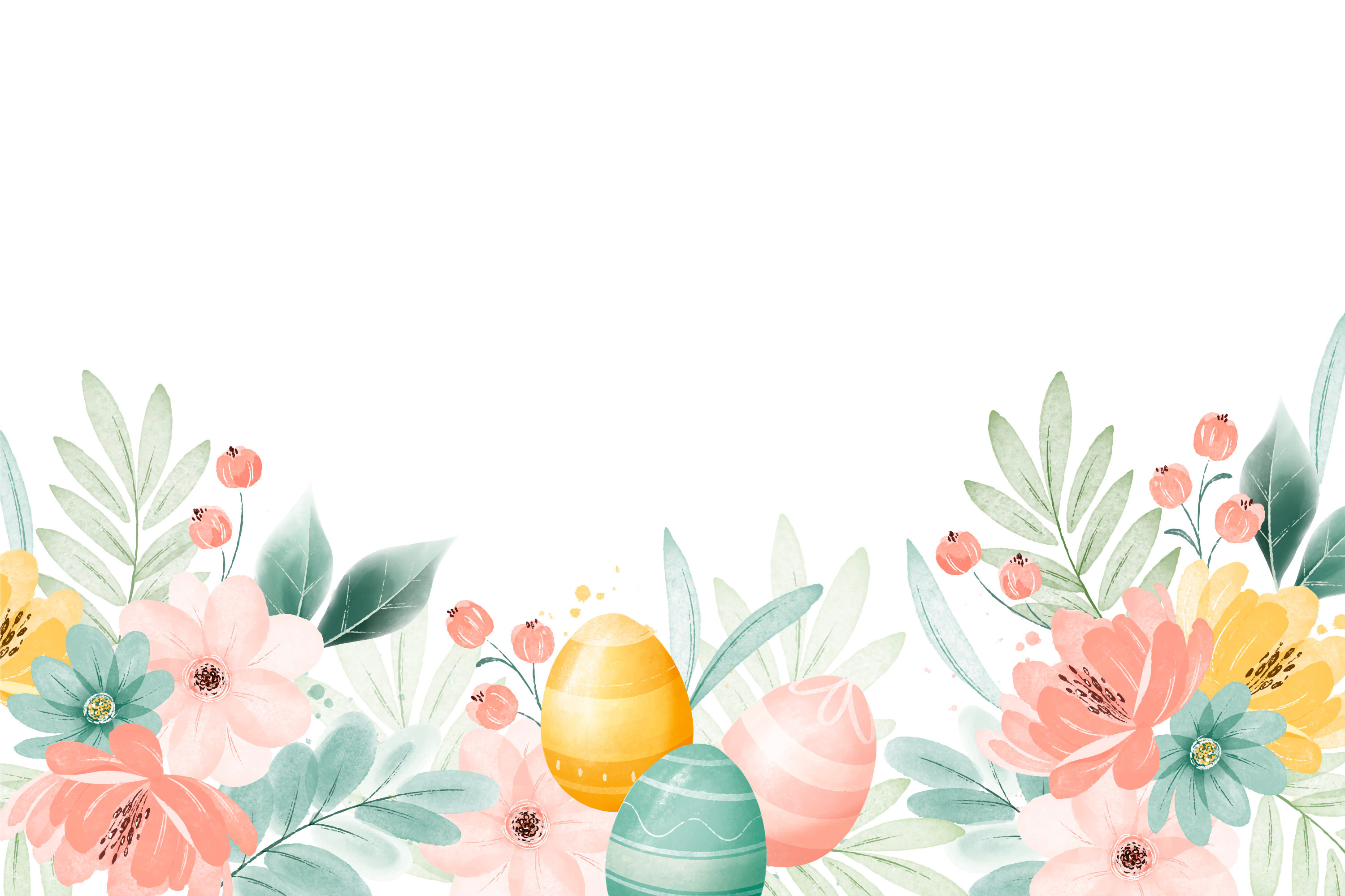 Preview for Easter-floral-decoration-background-225f3