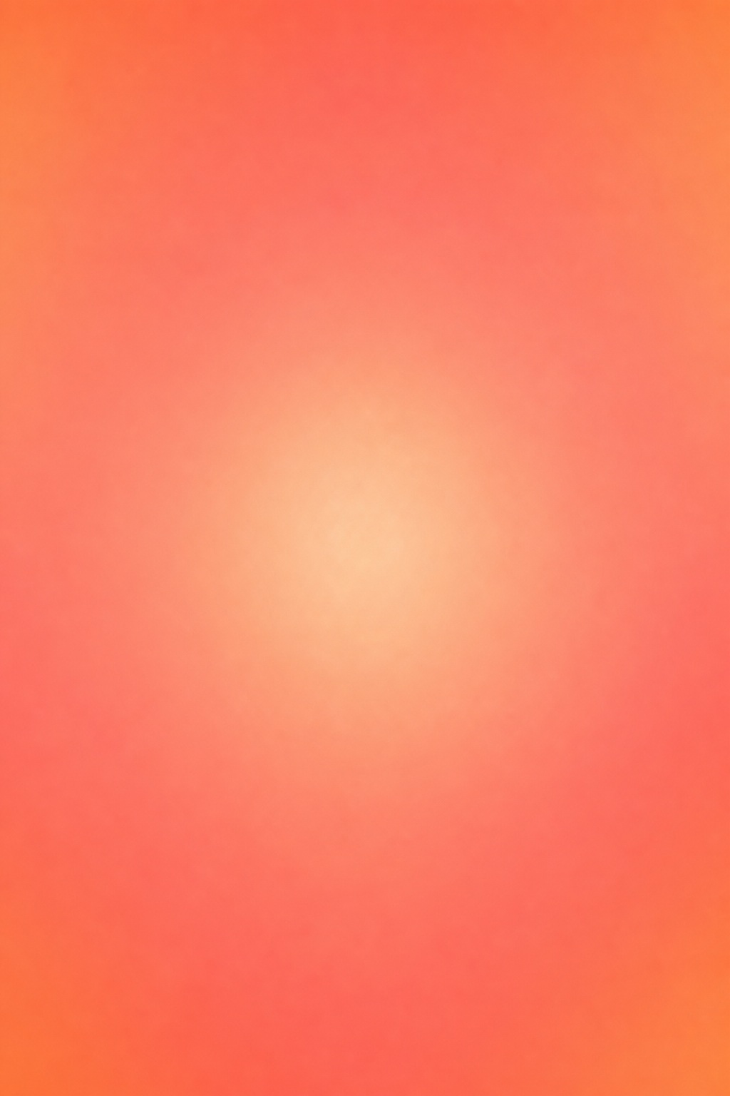 Warm coral-to-peach gradient with a soft glowing center and smooth edges.