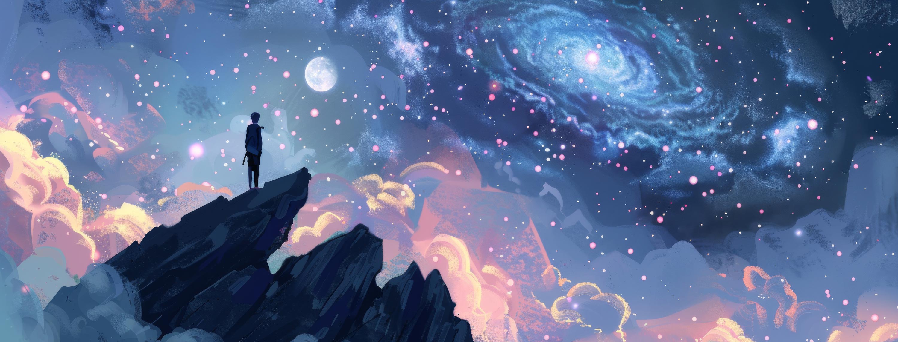 Preview for Cosmic-explorer-rocky-cliff-astrophotography-cover-background-8029e