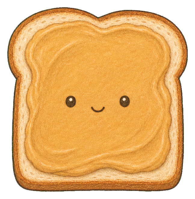 Preview for Peanut Butter Toast Slice Sticker