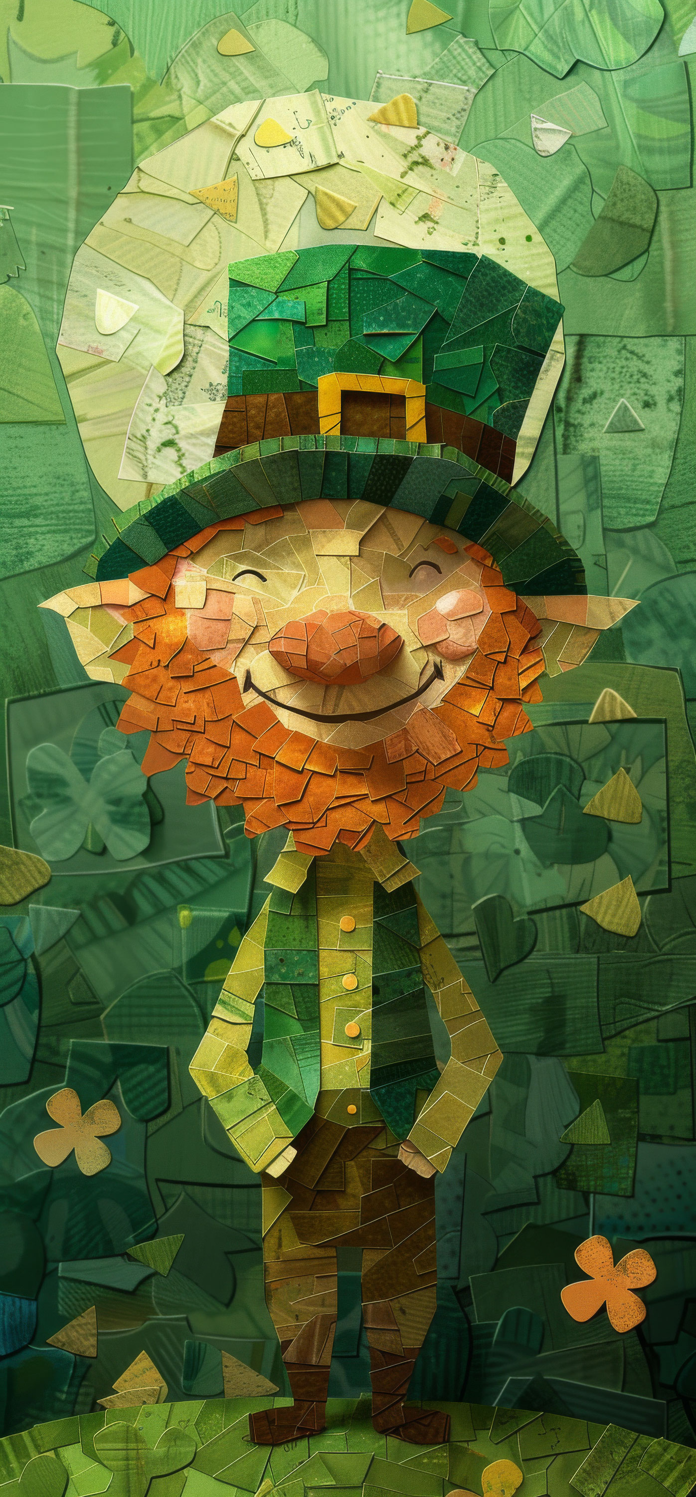 Preview for Lucky-leprechaun-mosaic-art-st-patricks-background-1873e