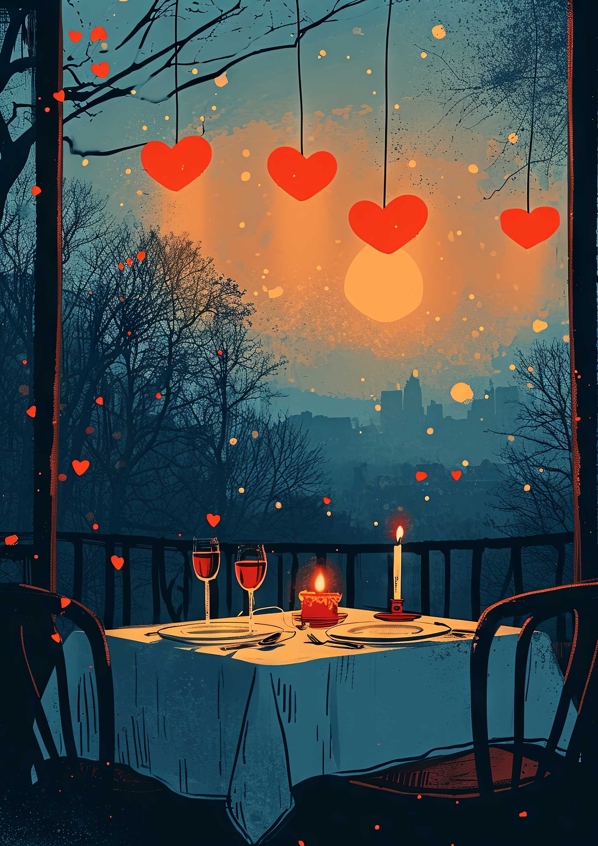 Preview for Romantic-dinner-setup-love-background-e04f1