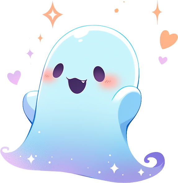 Preview for Cute-ghost-character-design-face-sticker-666dc