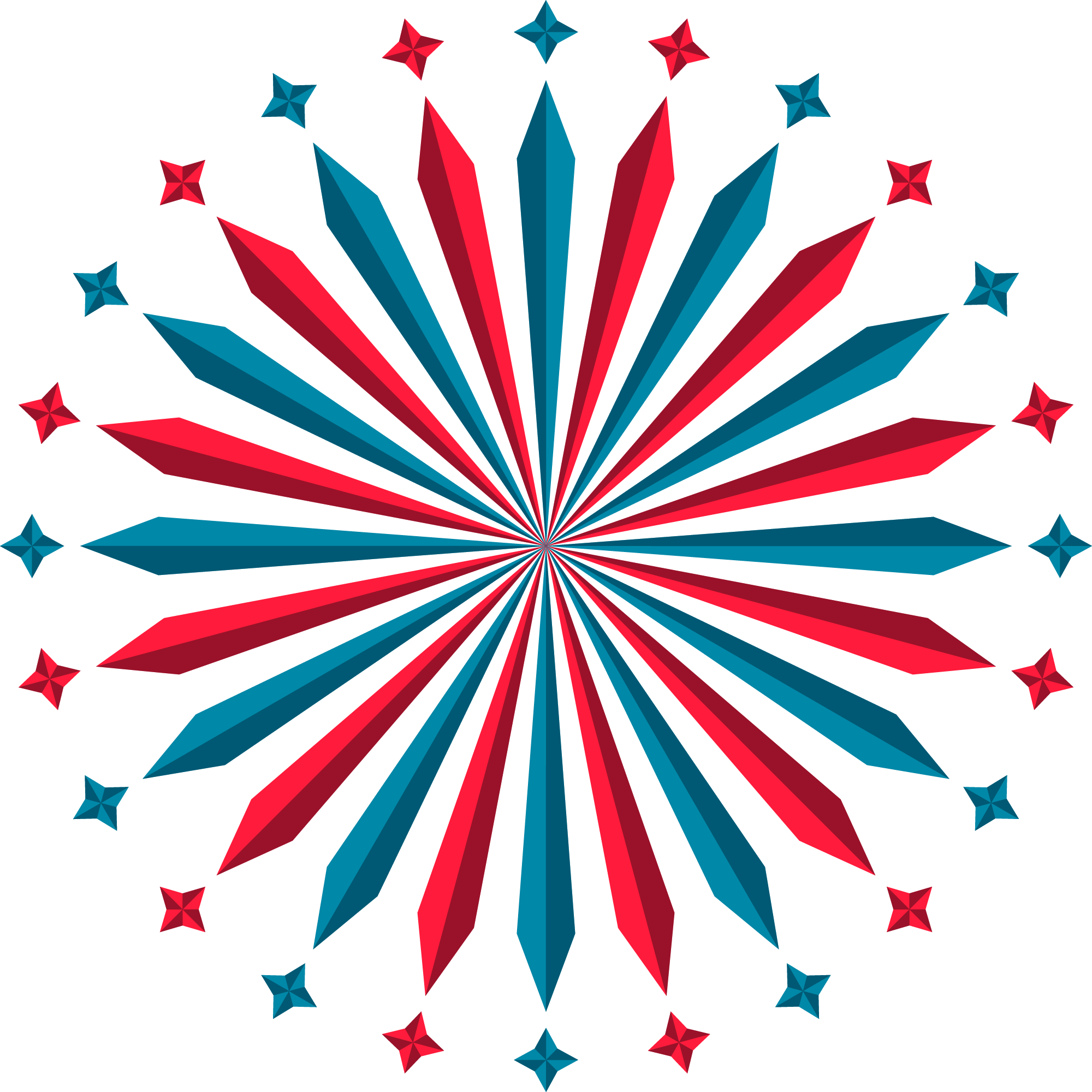 Preview for Vibrant-starburst-design-pattern-fourth-of-sticker-ddf2d