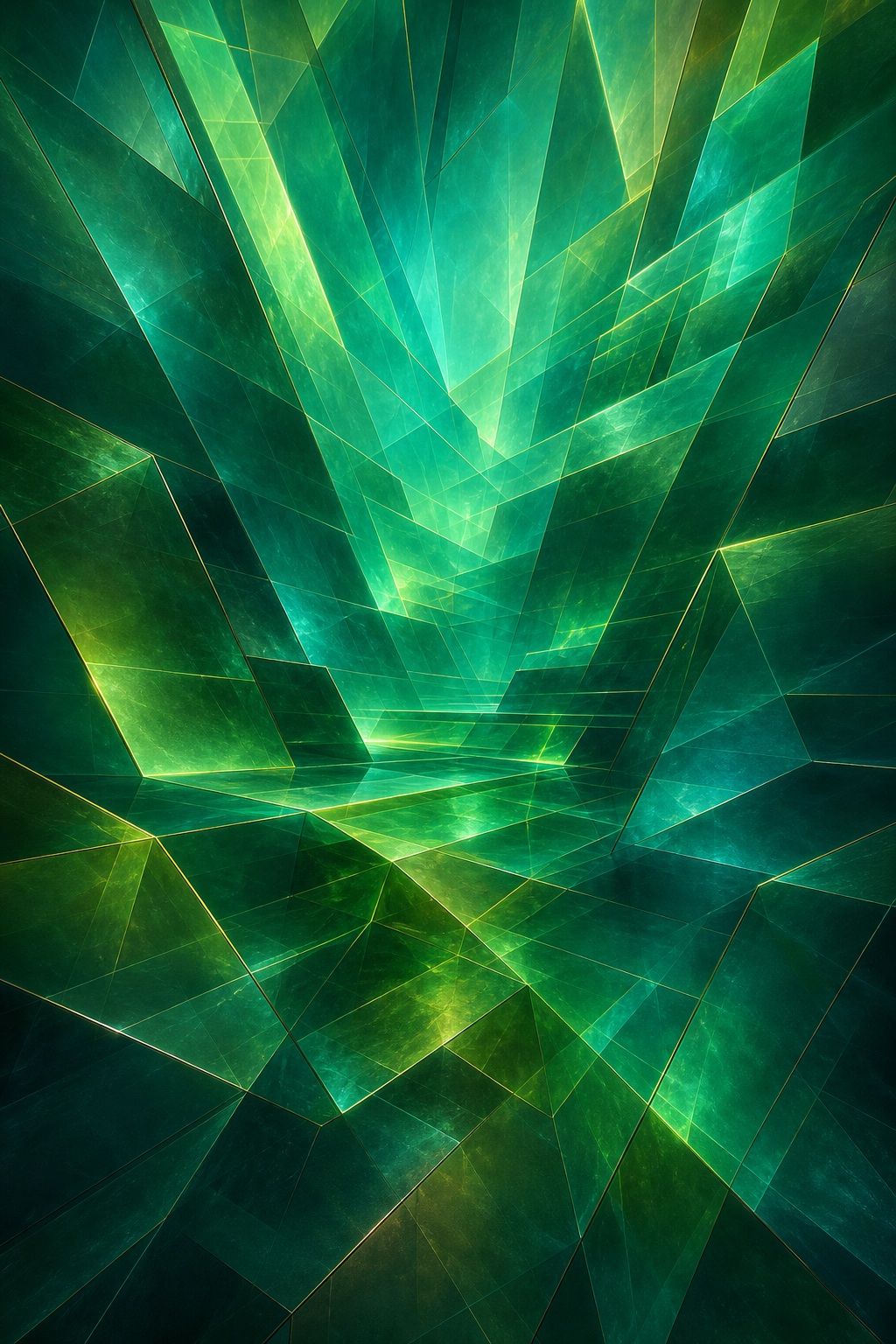 Preview for Emerald Crystal Field Background