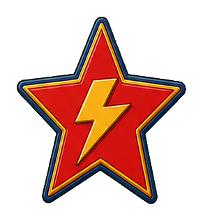 Preview for Superhero Star Sticker Graphic