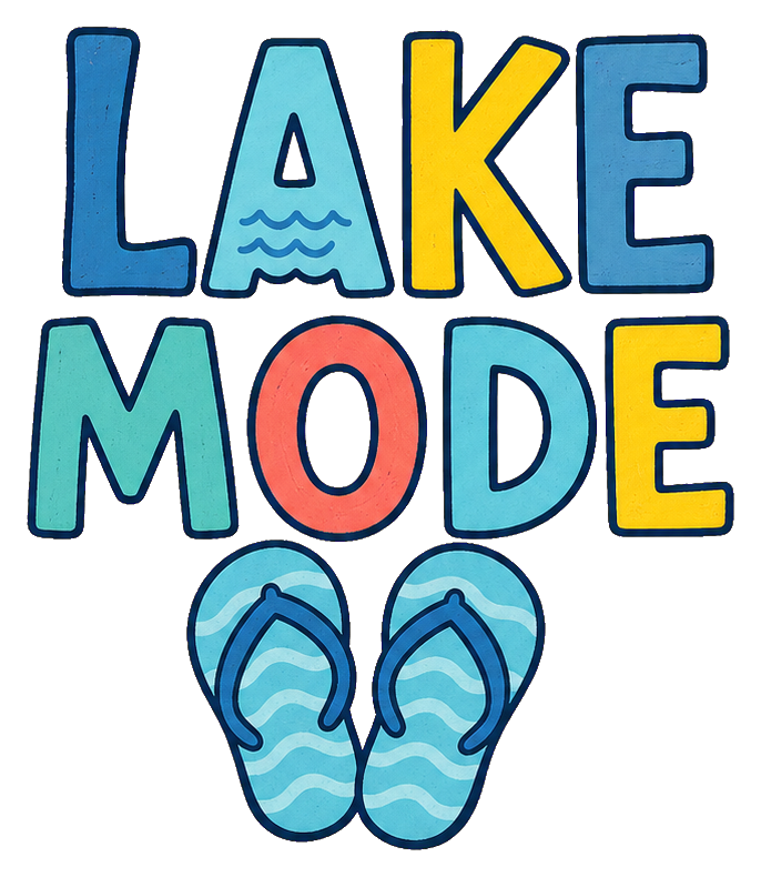 Preview for Lake Mode Flip Flops Sticker