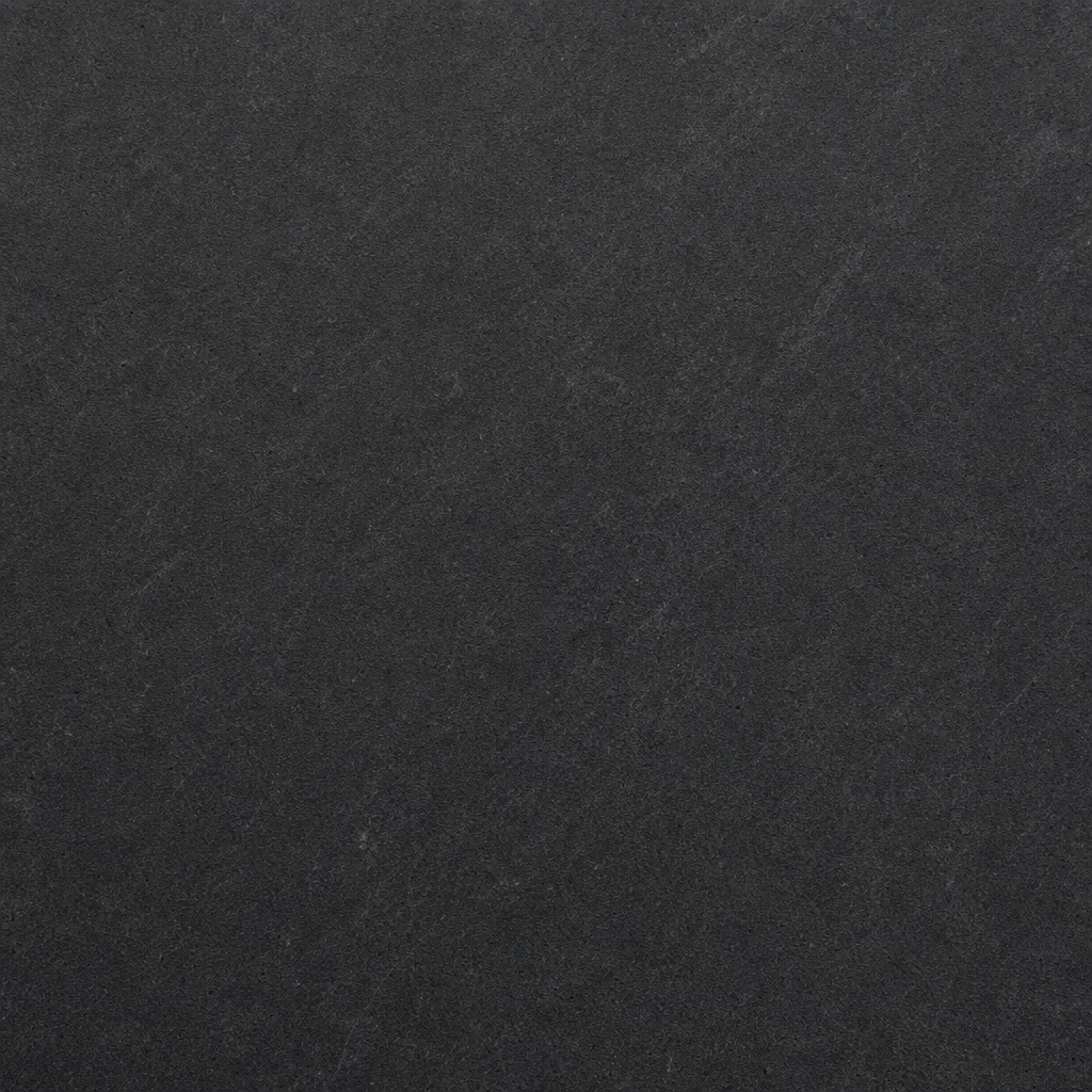 Dark charcoal stone surface with a fine grain textured finish