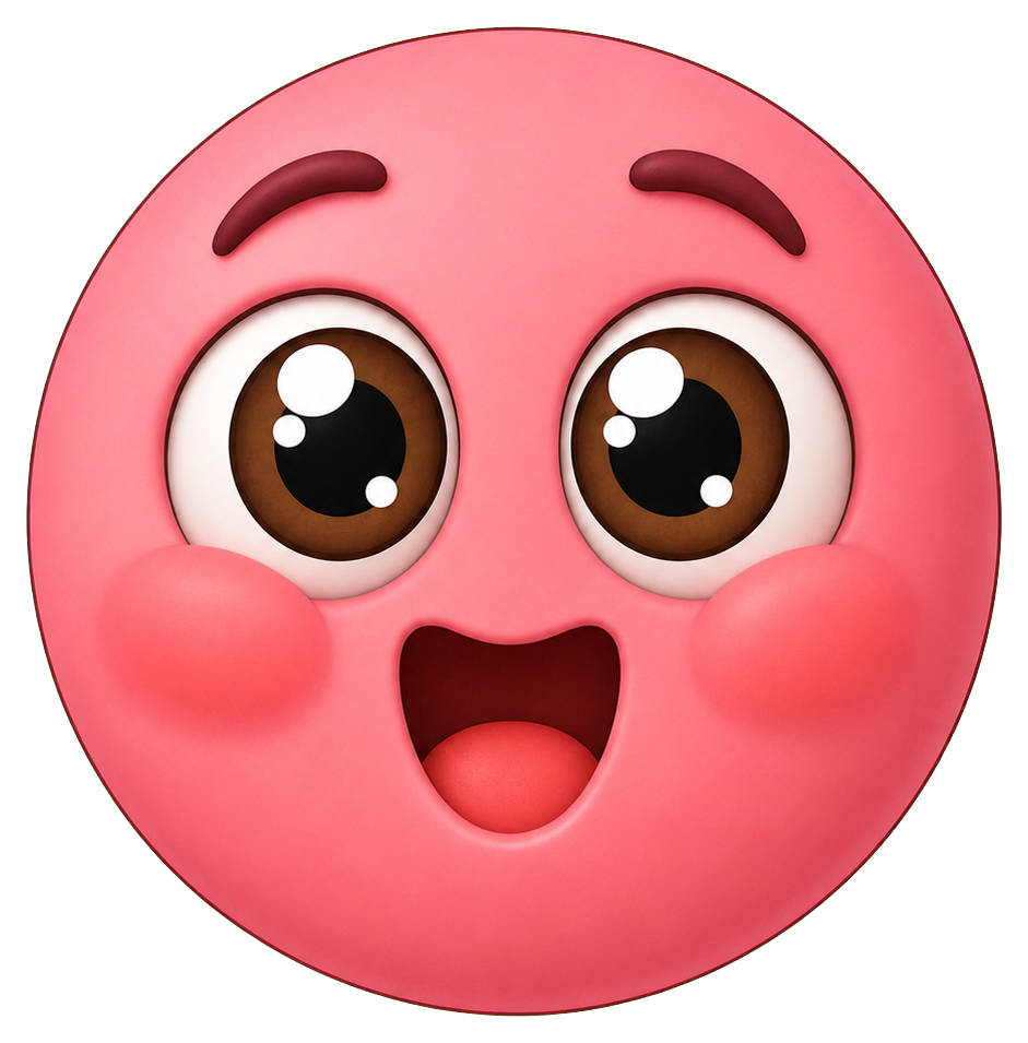 Preview for Delighted Awe Face Sticker