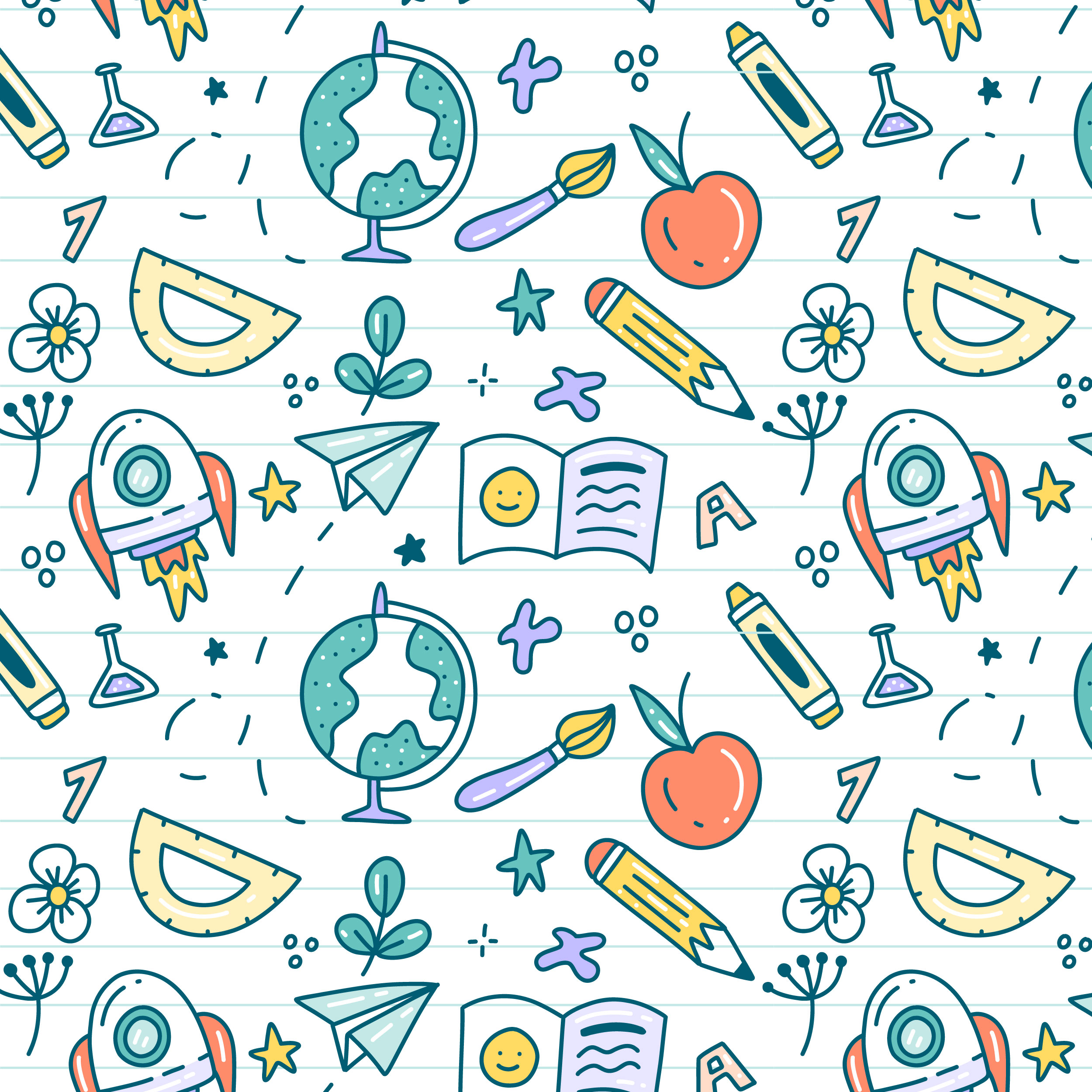 Preview for Education-icons-pattern-art-background-3154e