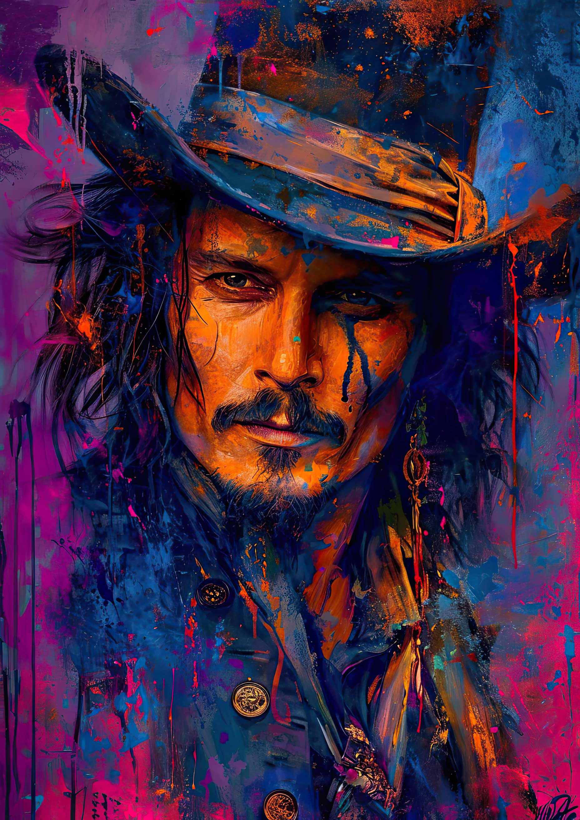 Preview for Johnny-depp-digital-portrait-celebrities-background-a8d82