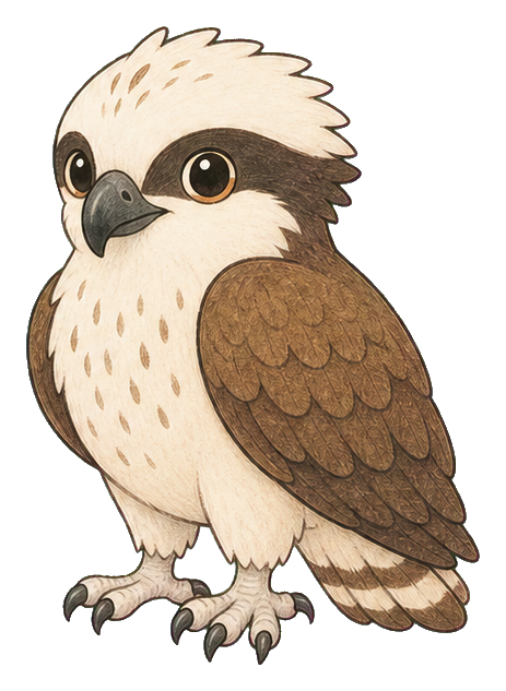 Preview for Kawaii Osprey Sticker