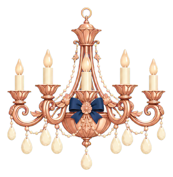 Preview for Rose Gold Chandelier Sticker