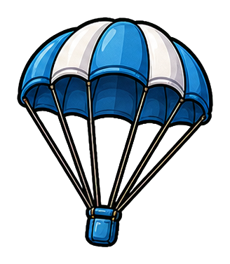 Preview for Parachute Sticker Graphic