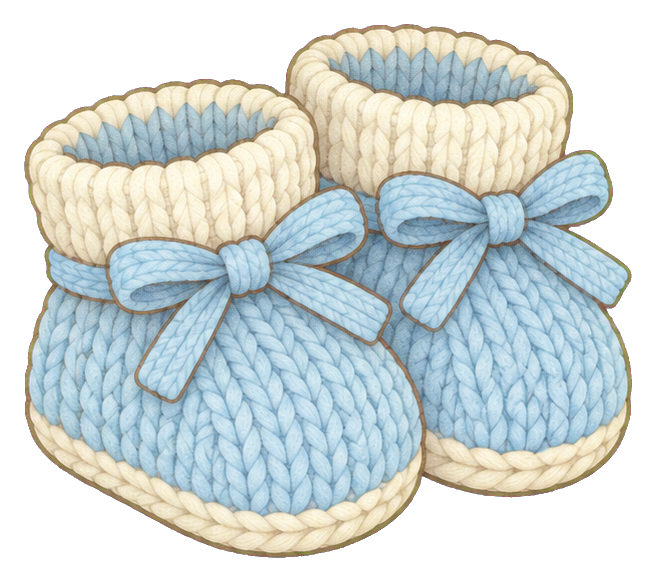 Preview for Knitted Baby Booties