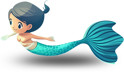 Preview for Cartoon-mermaid-illustration-character-sticker-9d22c