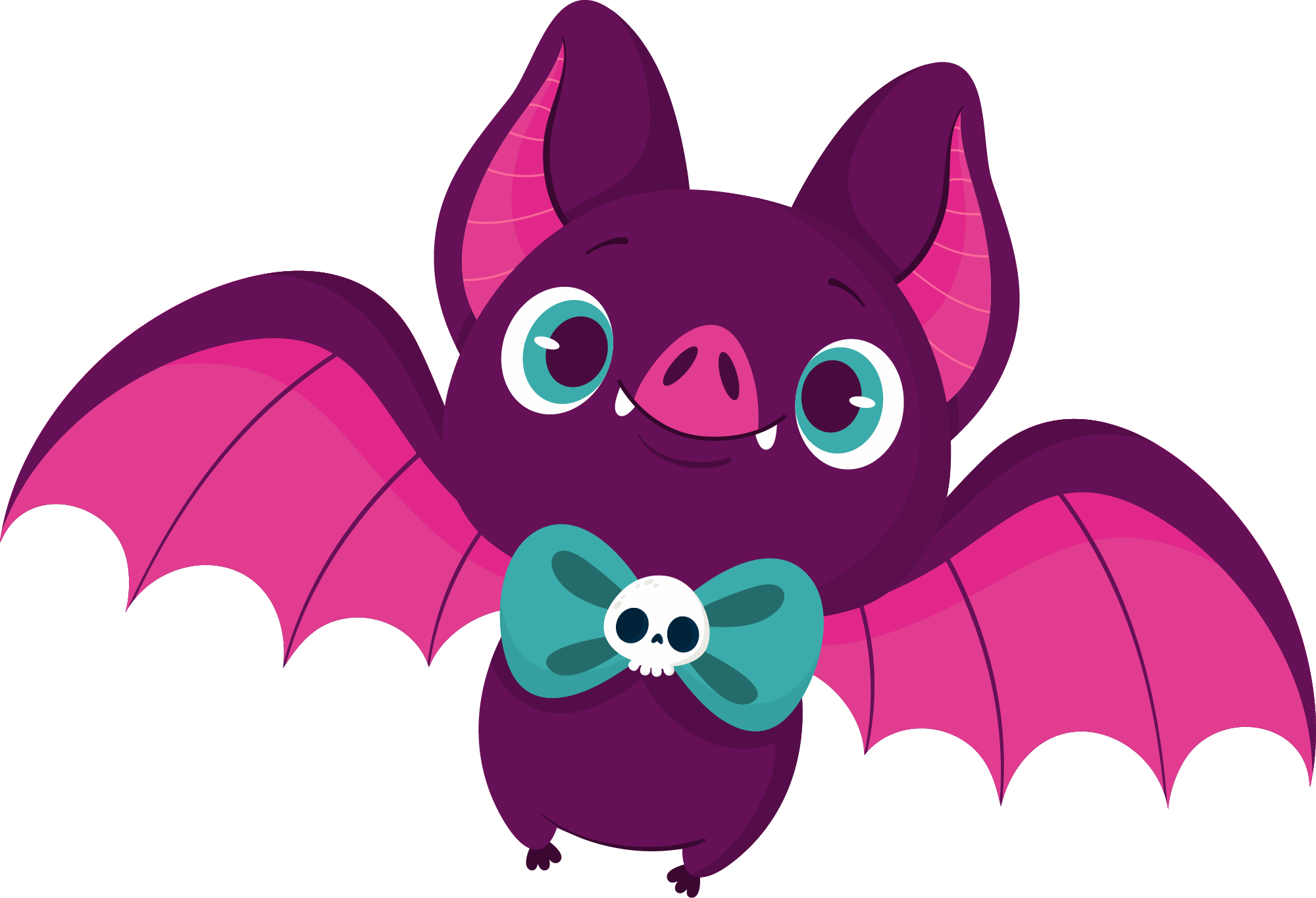 Preview for Cute-bat-with-bow-tie-bats-sticker-0592e