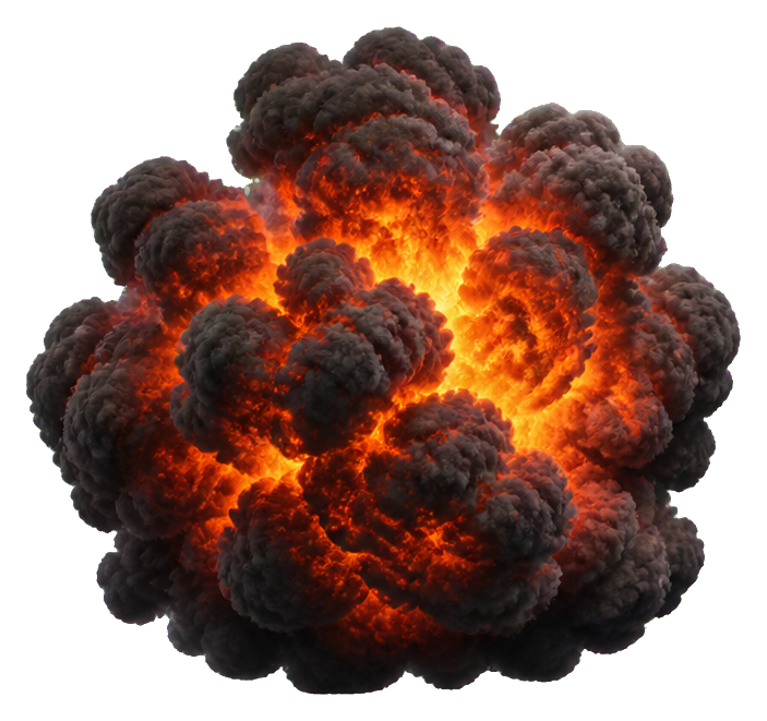 Preview for Realistic Backlit Smoke Bloom Sticker