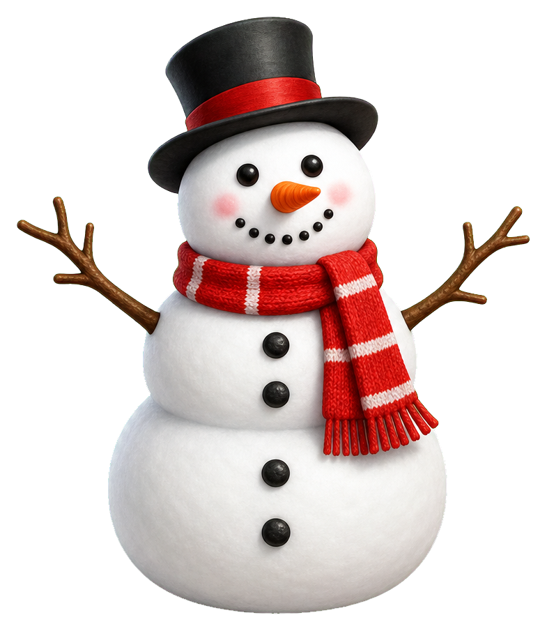 Preview for Snowman Sticker For Christmas Designs